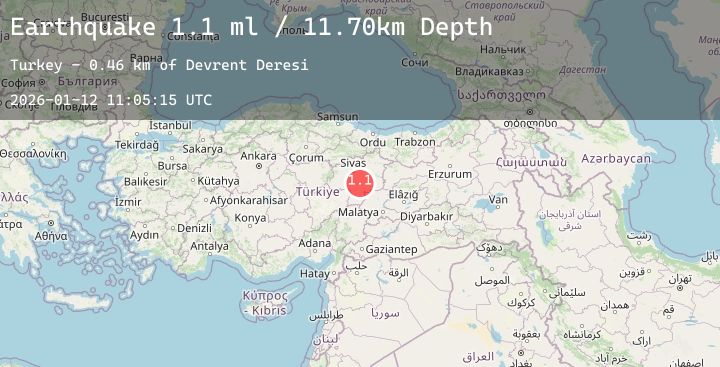 Map of CENTRAL TURKEY