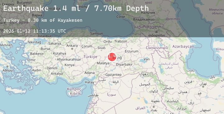 Map of EASTERN TURKEY