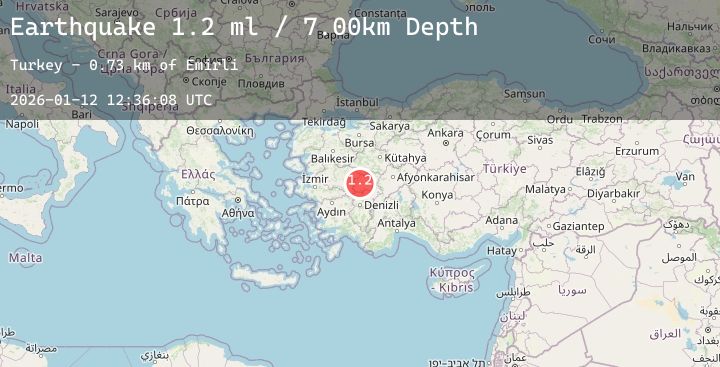Map of WESTERN TURKEY