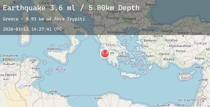 Map of SOUTHERN GREECE