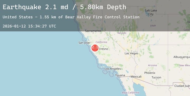 Map of CENTRAL CALIFORNIA