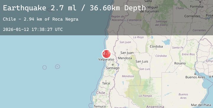 Map of OFFSHORE COQUIMBO, CHILE