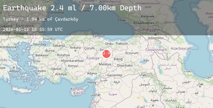 Map of CENTRAL TURKEY