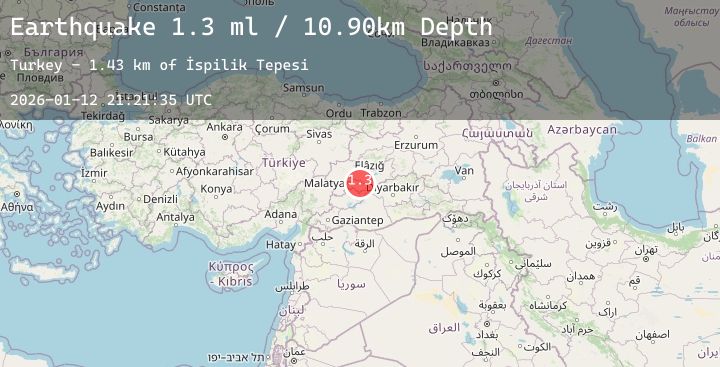 Map of EASTERN TURKEY