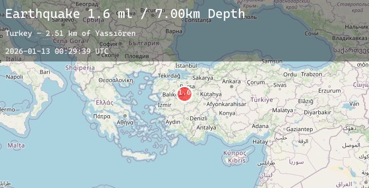 Map of WESTERN TURKEY