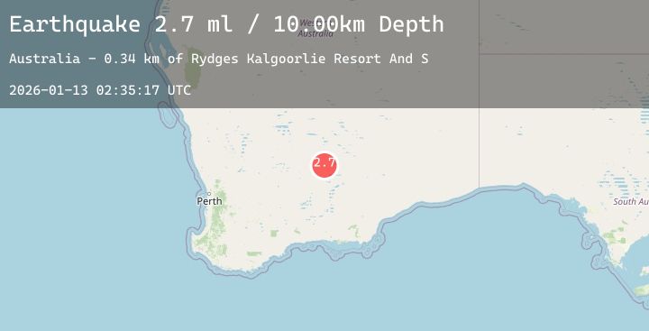 Map of WESTERN AUSTRALIA