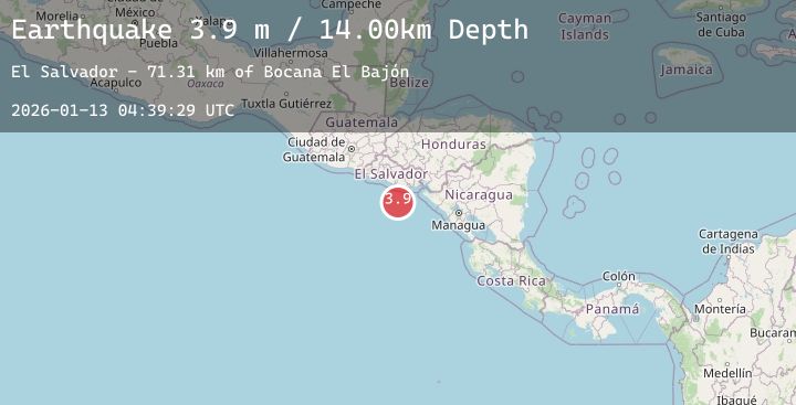 Map of OFFSHORE GUATEMALA