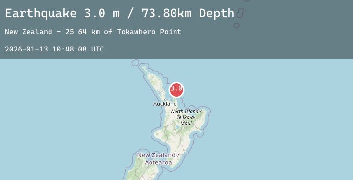 Map of OFF E. COAST OF N. ISLAND, N.Z.