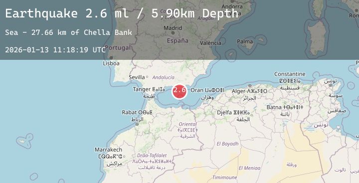 Map of STRAIT OF GIBRALTAR