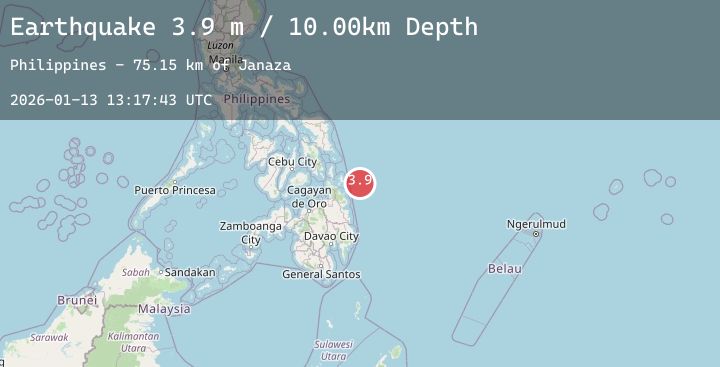 Map of MINDANAO, PHILIPPINES