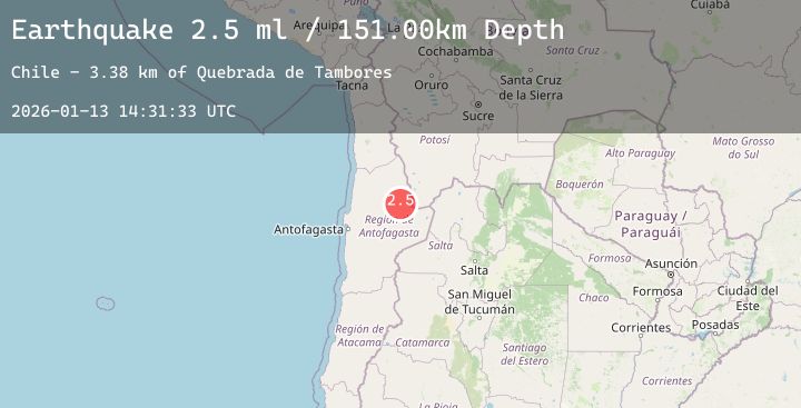Map of ANTOFAGASTA, CHILE
