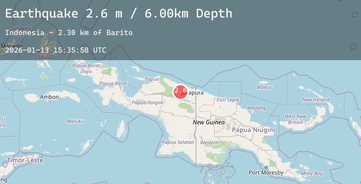 Map of NEAR N COAST OF PAPUA, INDONESIA
