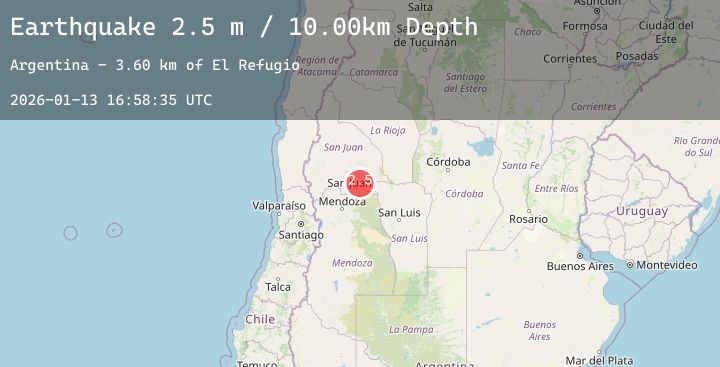 Map of SAN JUAN, ARGENTINA