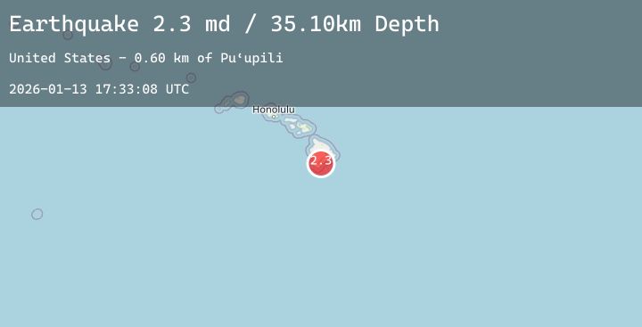 Map of ISLAND OF HAWAII, HAWAII