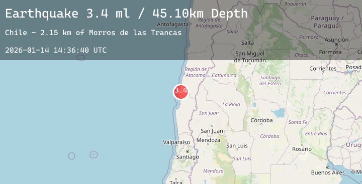 Map of ATACAMA, CHILE