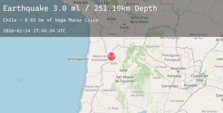 Map of JUJUY, ARGENTINA