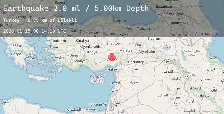 Map of CENTRAL TURKEY