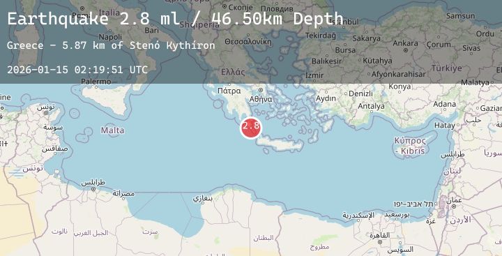 Map of SOUTHERN GREECE