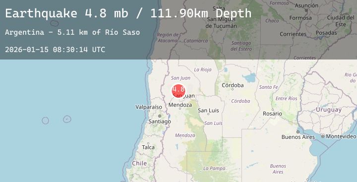 Map of SAN JUAN, ARGENTINA
