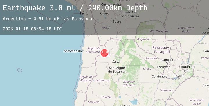 Map of SALTA, ARGENTINA