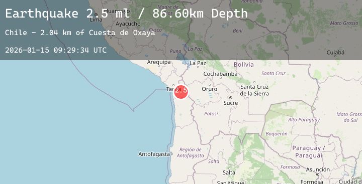 Map of TARAPACA, CHILE