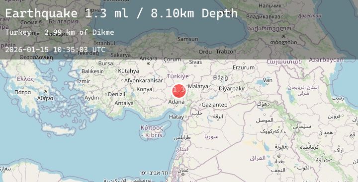 Map of CENTRAL TURKEY