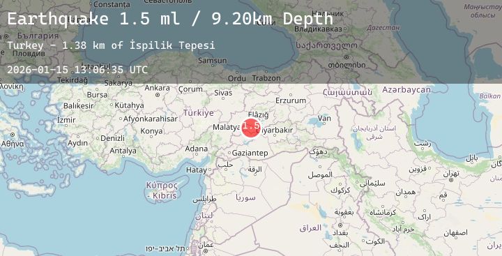 Map of EASTERN TURKEY