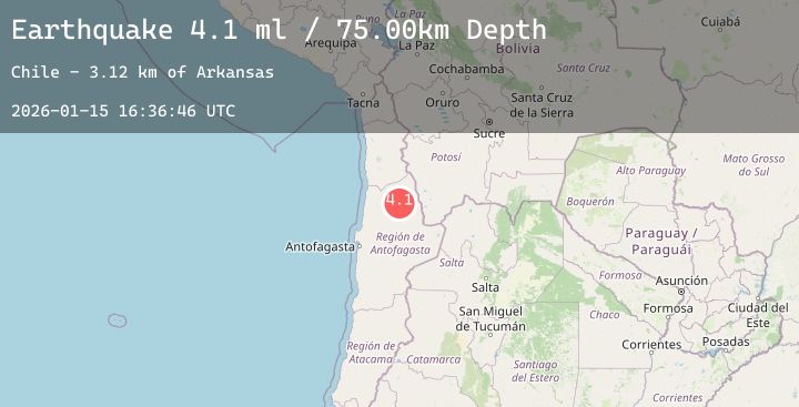 Map of ANTOFAGASTA, CHILE