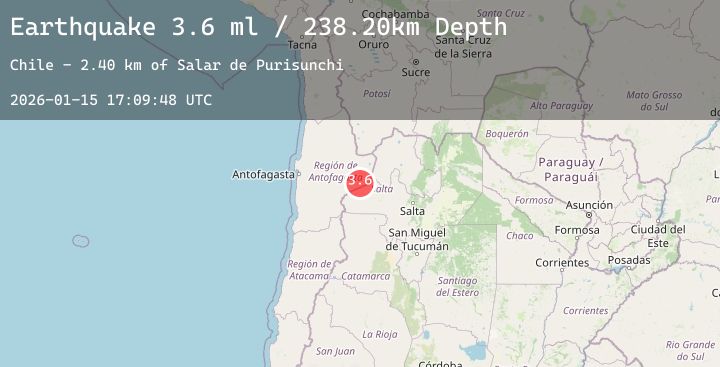 Map of ANTOFAGASTA, CHILE