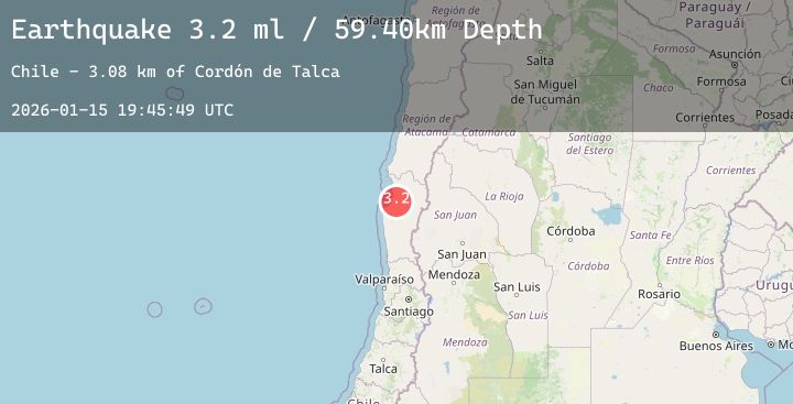 Map of COQUIMBO, CHILE