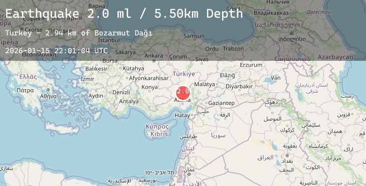 Map of CENTRAL TURKEY