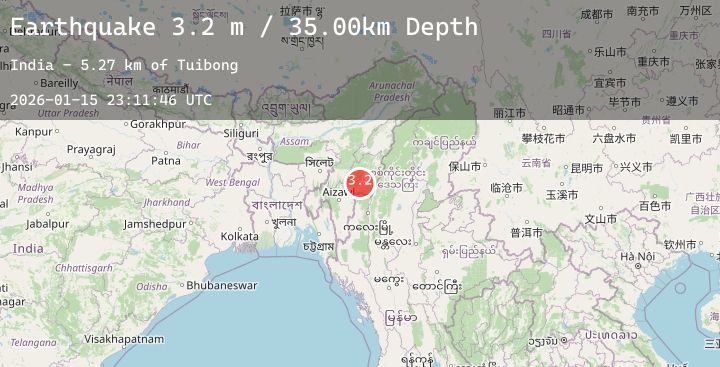 Map of MANIPUR, INDIA REGION