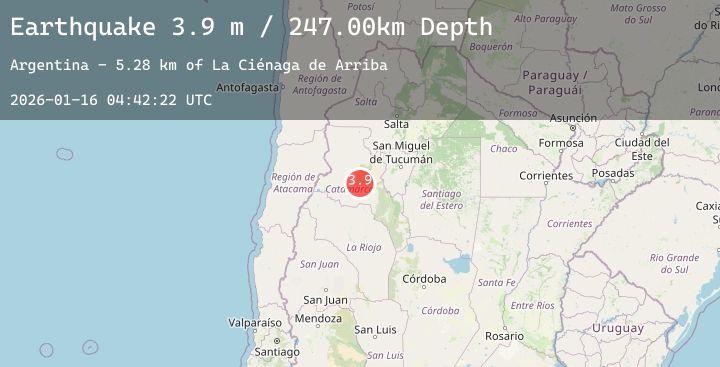 Map of ANTOFAGASTA, CHILE