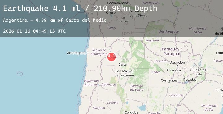Map of SALTA, ARGENTINA
