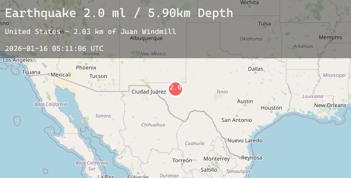 Map of WESTERN TEXAS