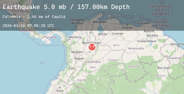 Map of NORTHERN COLOMBIA