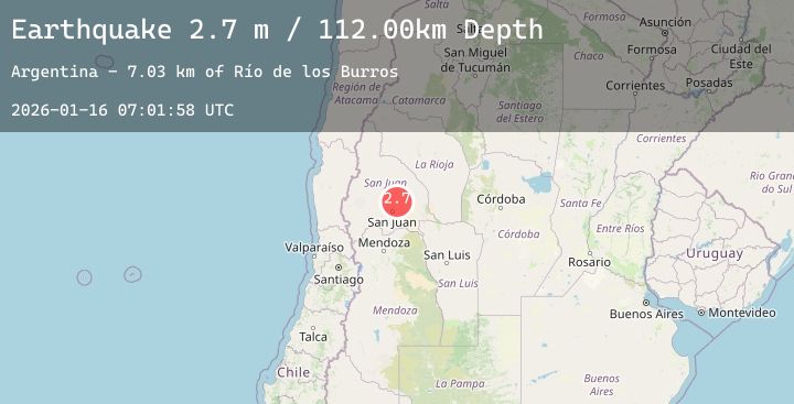 Map of SAN JUAN, ARGENTINA