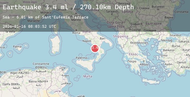 Map of SOUTHERN ITALY