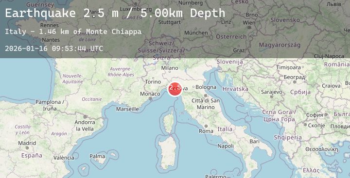 Map of NORTHERN ITALY