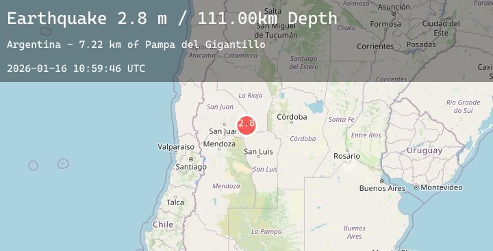 Map of SAN JUAN, ARGENTINA