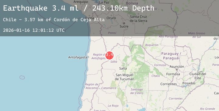 Map of ANTOFAGASTA, CHILE