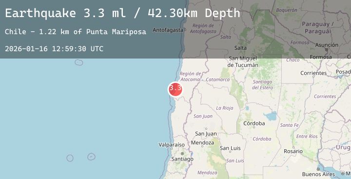 Map of OFFSHORE ATACAMA, CHILE
