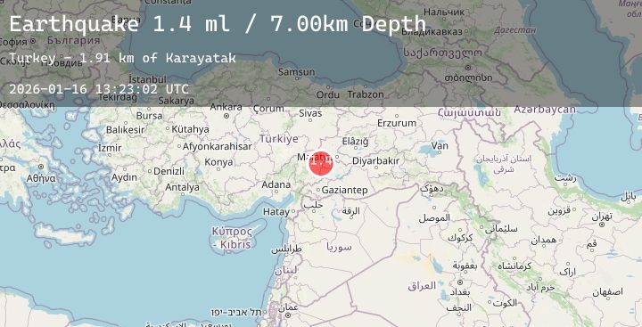 Map of EASTERN TURKEY