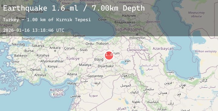 Map of EASTERN TURKEY