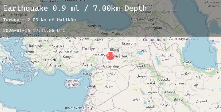 Map of EASTERN TURKEY