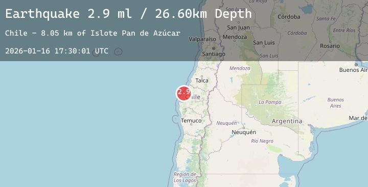 Map of OFFSHORE BIO-BIO, CHILE