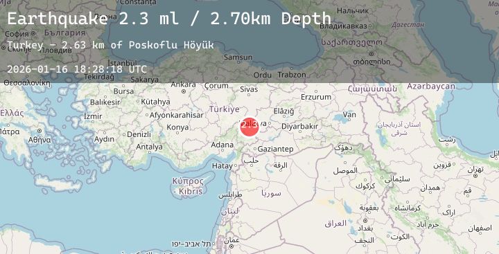 Map of CENTRAL TURKEY