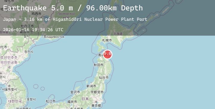 Map of HOKKAIDO, JAPAN REGION