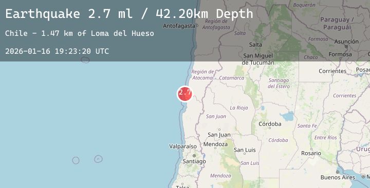 Map of ATACAMA, CHILE