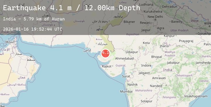 Map of INDIA-PAKISTAN BORDER REGION